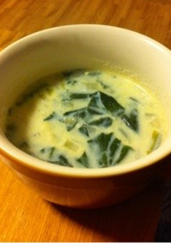 ほうれん草と玉ねぎの豆乳スープ-レシピのメイン写真