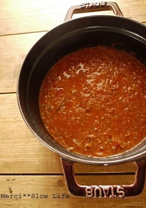 コクタップリ♪醤油麹入りミートソース-レシピのメイン写真
