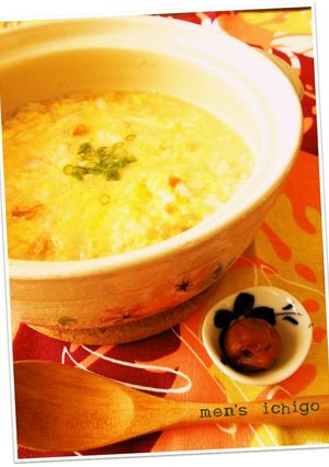 ふわふわ卵のシャケフレークおじや-レシピのメイン写真