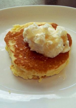 ふわふわなホットケーキ♡-レシピのメイン写真