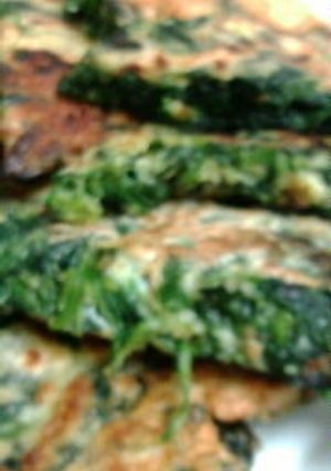 ほうれん草のお焼き-レシピのメイン写真