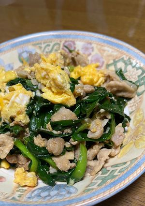 簡単！早い！豚肉入りニラ玉🎵-レシピのメイン写真