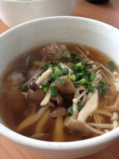 きのこと肉団子の♫しょうがスープ-レシピのメイン写真