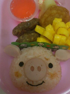 ☆キャラ弁☆...ぶたさん-レシピのメイン写真