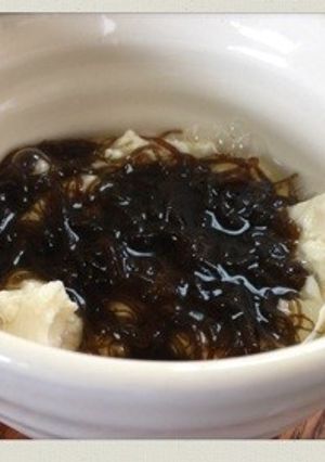 【もずく酢と豆腐とごはん】のヘルシー丼-レシピのメイン写真
