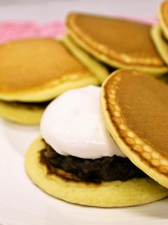 ホットケーキで簡単!フルーティーどら焼き-レシピのメイン写真
