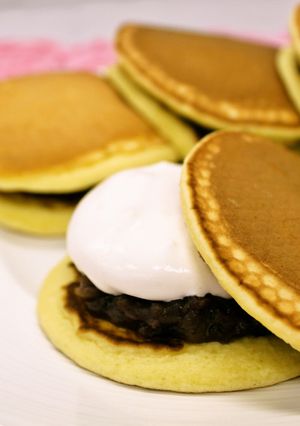 ホットケーキで簡単！フルーティーどら焼き-レシピのメイン写真