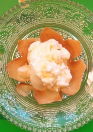 ☆春巻きの皮☆アイスクリームカップ-レシピのメイン写真