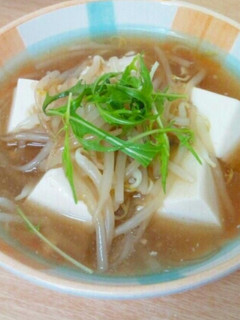 簡単☆豆腐のもやしあんかけ-レシピのメイン写真