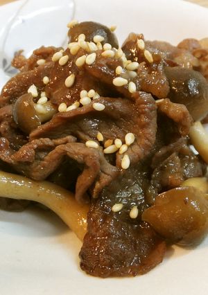 お弁当に☆牛肉とシメジのしぐれ煮-レシピのメイン写真