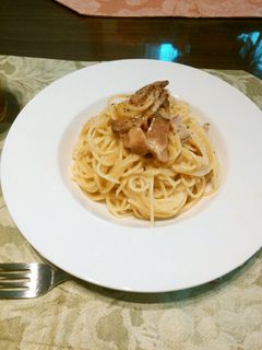 全卵カルボナーラ-レシピのメイン写真