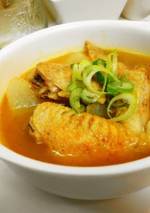 手羽先と大根のスープカレー風-レシピのメイン写真