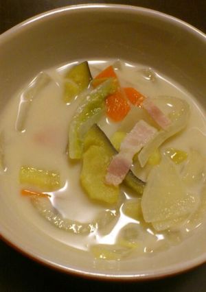 豆乳みそスープ♪-レシピのメイン写真