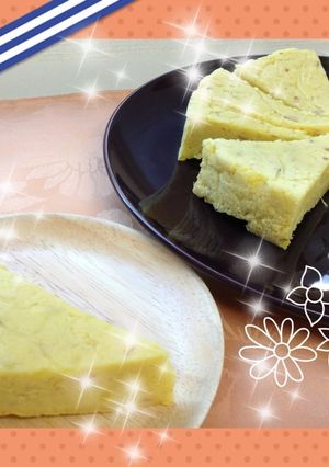 簡単っ♪さつま芋とチーズパンのケーキ-レシピのメイン写真