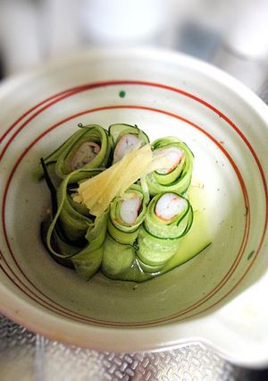 カニカマおの甘酢きゅうり巻き-レシピのメイン写真
