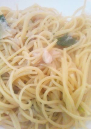 寄せ鍋の残りで簡単和風パスタ-レシピのメイン写真