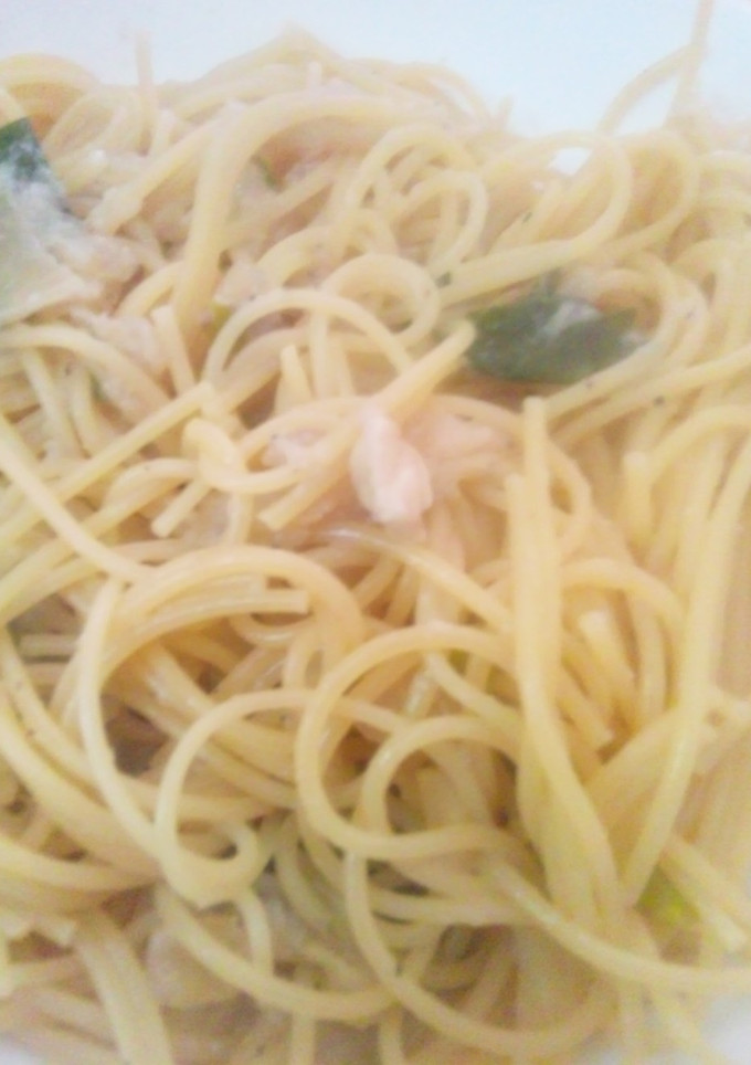 寄せ鍋の残りで簡単和風パスタ-レシピのメイン写真