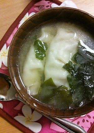 ぎょうざのお味噌汁-レシピのメイン写真
