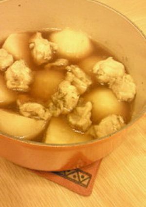 かぶと鶏肉の簡単煮-レシピのメイン写真