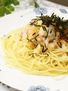 ツナとおろしのさっぱり和風パスタ-レシピのメイン写真
