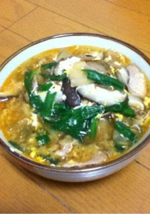 ザーサイ入りピリ辛うどん-レシピのメイン写真