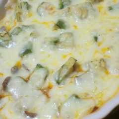 รูปของ しめじとアボカドのミートグラタン✿
