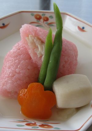 白身魚の道明寺粉蒸し♪お正月料理に♪-レシピのメイン写真