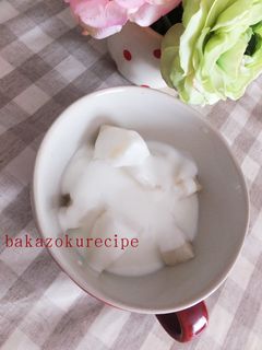 梨ヨーグルト-レシピのメイン写真
