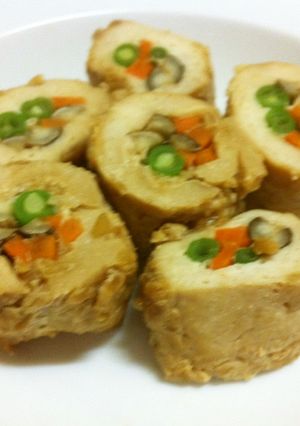 醤油麹＆レンジで簡単！鶏むね肉の野菜巻き-レシピのメイン写真