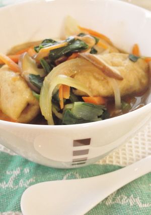 たっぷり野菜とがんもの食べるカレースープ-レシピのメイン写真
