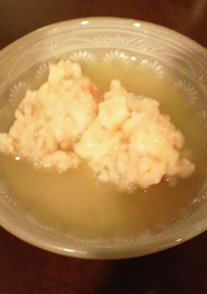 エビと豚肉のしんじょの味噌汁-レシピのメイン写真