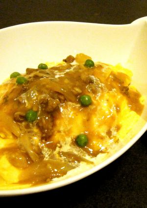 簡単！炊き込みチキンライスのオムライス-レシピのメイン写真
