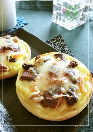 オレンジ風味　チョコカスタードトースト-レシピのメイン写真