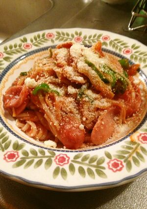 清鶴麺のナポリタン-レシピのメイン写真