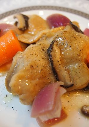 鶏もも肉の白ワインビネガー煮-レシピのメイン写真