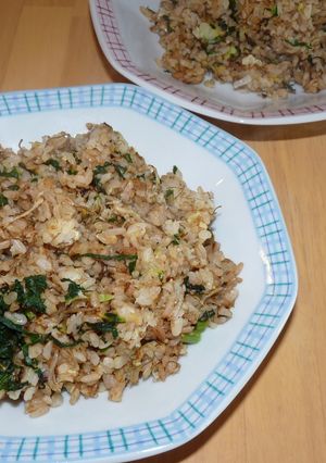 大根の葉とジャコの炒飯-レシピのメイン写真
