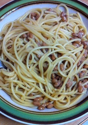 面倒臭がり屋さんのための超簡単納豆パスタ-レシピのメイン写真
