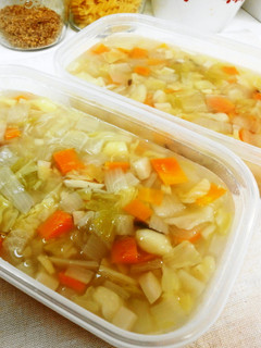 *食べる*野菜スープの保存方法*-レシピのメイン写真