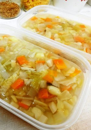 *食べる*野菜スープの保存方法*-レシピのメイン写真