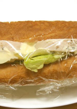 ラップで❤鶏ハムサンド☆-レシピのメイン写真