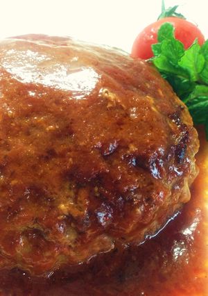 ケチャップで簡単！煮込みハンバーグ-レシピのメイン写真