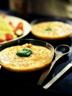 ビタミン朝食。かぼちゃとにんじんのおかゆ-レシピのメイン写真