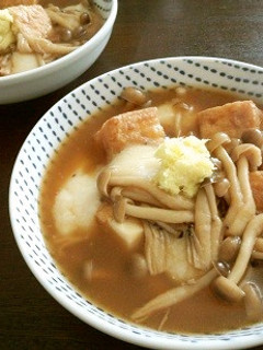 お餅でとろ~り❤厚揚げのきのこあん-レシピのメイン写真