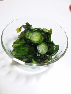 即席☆きゅうりとわかめの酢の物-レシピのメイン写真