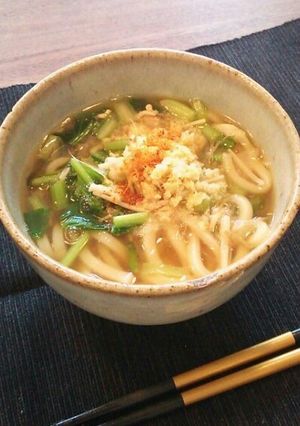 風邪撃退！おろし生姜のあったかうどん-レシピのメイン写真