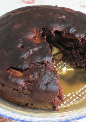 バレンタインのチョコりんごケーキ-レシピのメイン写真