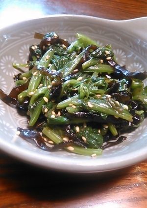 ほうれん草の昆布和え-レシピのメイン写真