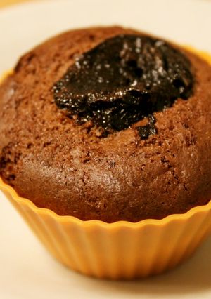 チョコ＆プルーンのカップケーキ-レシピのメイン写真