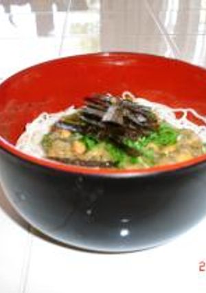 納豆おろし素麺-レシピのメイン写真