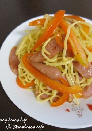 パプリカ塩焼きそば！-レシピのメイン写真